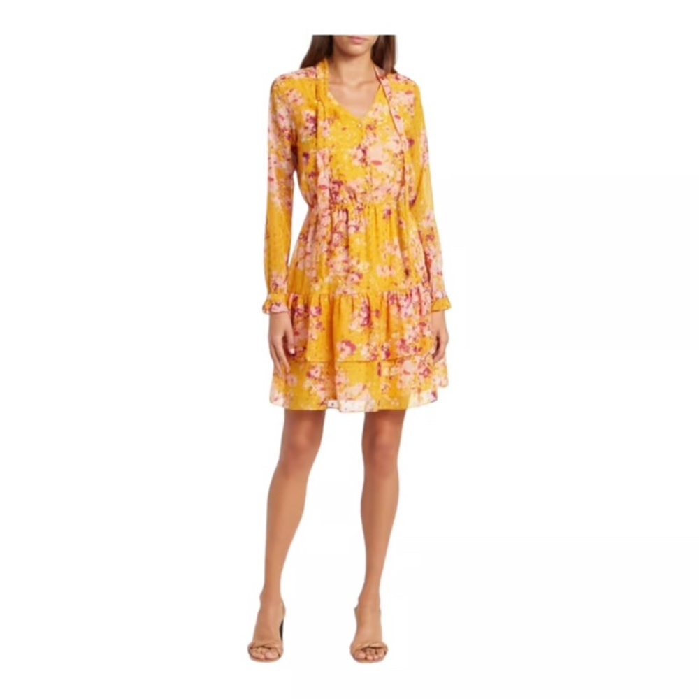 Nanette Lenore Mango Mojito floral dress size 4 BNWT